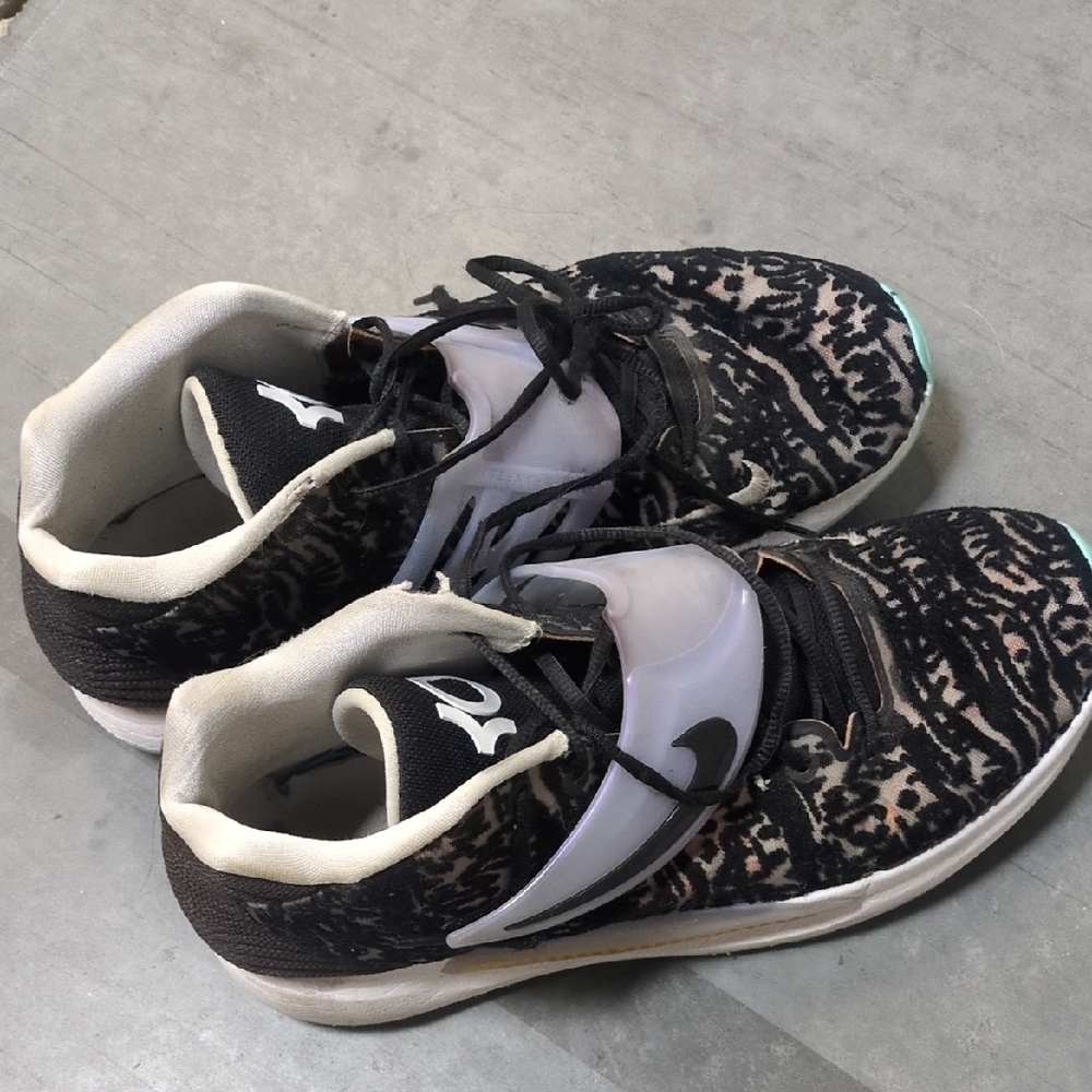 Nike KD Floral Black & White Men's Copa Basketball Shoes Size 14